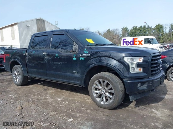 2017 Ford F-150 XL with VIN 1FTEW1EG6HFA14705, listed as a IAAI auction lot 41833089 with 143,534 mi miles. Bid and sale history available at carsss.com. Image 6.