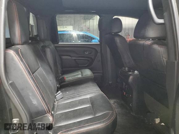 2023 Nissan Titan SV with VIN 1N6AA1ED0PN111600, listed as a Copart auction lot 57482755 with 36,920 mi miles and Salvage title. Bid and sale history available at DreamBid. Image 10.