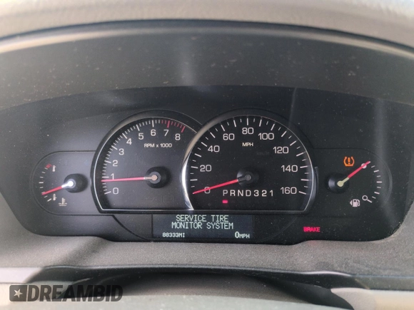 2008 Cadillac DTS 1SC with VIN 1G6KD57Y98U111224, listed as a Copart auction lot 52634495 with 88,333 mi miles and Salvage Title. Bid and sale history available at carsss.com. Image 9.