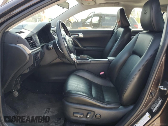 2012 Lexus CT 200h with VIN JTHKD5BH3C2112182, listed as a Copart auction lot 54453715 with 91,378 mi miles and Salvage Title. Bid and sale history available at carsss.com. Image 7.