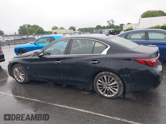 2020 Infiniti Q50 Luxe with VIN JN1EV7AP3LM207722, listed as a IAAI auction lot 42365046 with 94,738 mi miles and . Bid and sale history available at DreamBid. Image 14.