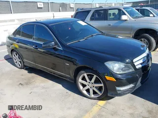 2012 Mercedes-Benz C 250 Sport with VIN WDDGF4HB2CR239257, listed as a IAAI auction lot 39661832 with 134,499 mi miles and . Bid and sale history available at DreamBid. Image 1.