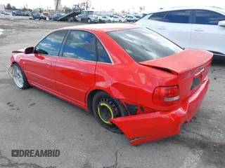 2001 Audi S4 with VIN WAURD68D71A011267, listed as a IAAI auction lot 41593465 with 201,666 mi miles. Bid and sale history available at carsss.com. Image 3.