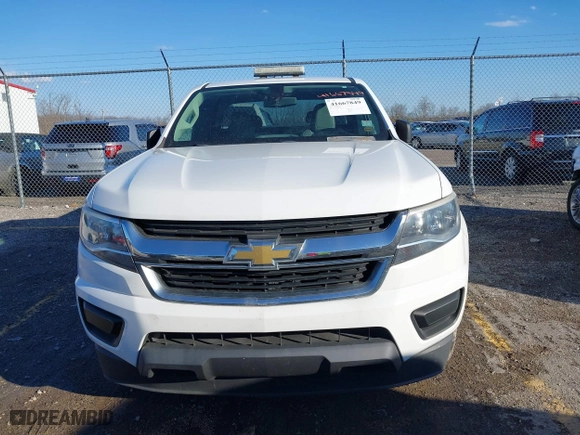 2019 Chevrolet Colorado 4WD Work Truck with VIN 1GCHTBEA3K1233097, listed as a IAAI auction lot 41667849 with 107,720 mi miles. Bid and sale history available at carsss.com. Image 6.