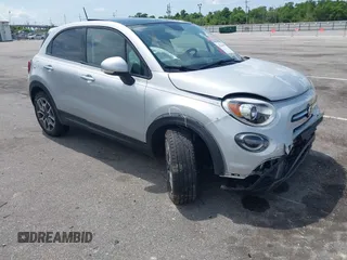 2021 FIAT 500X Trekking with VIN ZFBNF3B17MP944261, listed as a IAAI auction lot 42396600 with 12,577 mi miles and . Bid and sale history available at DreamBid. Image 1.