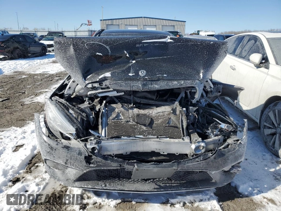 2021 Mercedes-Benz C 300 with VIN W1KWF8EB9MR646467, listed as a Copart auction lot 45903255 with 42,663 mi miles and Salvage Title. Bid and sale history available at carsss.com. Image 5.
