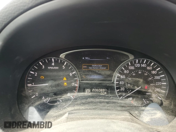 2014 Nissan Altima SL with VIN 1N4AL3AP2EN361903, listed as a Copart auction lot 48608445 with 206,089 mi miles and Salvage Title. Bid and sale history available at DreamBid. Image 9.