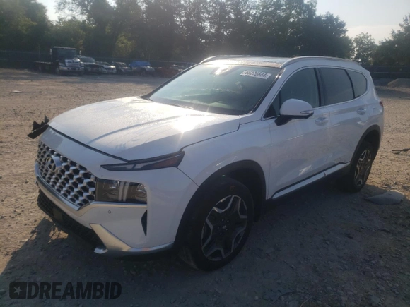 2023 Hyundai Santa Fe Hybrid Limited with VIN 5NMS5DA13PH010038, listed as a Copart auction lot 66276684 with 16,263 mi miles and Salvage Title. Bid and sale history available at carsss.com. Image 1.