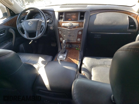 2018 Nissan Armada SV with VIN JN8AY2ND0J9059961, listed as a Copart auction lot 46755125 with 126,792 mi miles and Salvage Title. Bid and sale history available at carsss.com. Image 8.