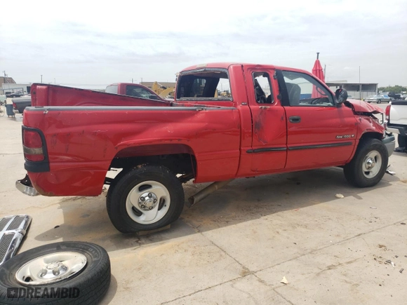 2000 Dodge Ram 1500 with VIN 1B7HC13Z6YJ179659, listed as a Copart auction lot 63412124 with 0 mi miles and Salvage Title. Bid and sale history available at carsss.com. Image 3.