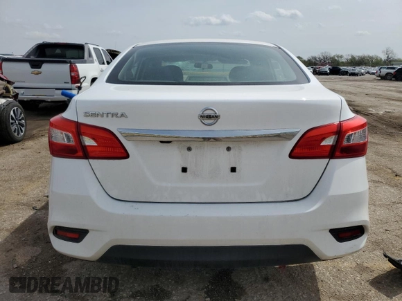 2019 Nissan Sentra S with VIN 3N1AB7AP1KY339588, listed as a Copart auction lot 51658815 with 91,338 mi miles and Salvage title. Bid and sale history available at DreamBid. Image 6.