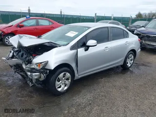 2013 Honda Civic Sdn LX with VIN 2HGFB2F53DH568751, listed as a IAAI auction lot 41886647 with 149,553 mi miles. Bid and sale history available at carsss.com. Image 17.