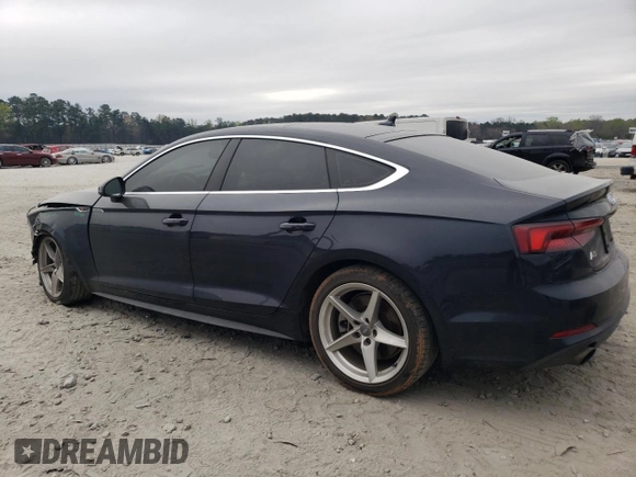 2018 Audi A5 Sportback Premium Plus with VIN WAUENCF51JA065167, listed as a Copart auction lot 45390213 with 59,619 mi miles. Bid and sale history available at carsss.com. Image 2.
