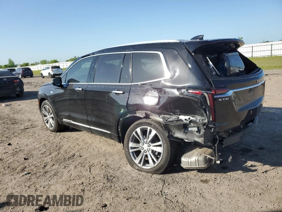 2024 Cadillac XT6 FWD Premium Luxury with VIN 1GYKPCRS7RZ709179, listed as a Copart auction lot 52251305 with 19,442 mi miles and Salvage title. Bid and sale history available at DreamBid. Image 2.