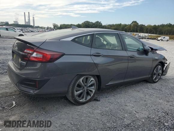 2018 Honda Clarity Plug-In Hybrid Touring with VIN JHMZC5F31JC015005, listed as a Copart auction lot 74451314 with 0 mi miles and Salvage Title. Bid and sale history available at carsss.com. Image 3.