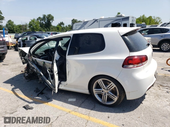 2012 Volkswagen Golf w/Sunroof & Navi z VIN WVWRF7AJ2CW316569, wystawiony jako Copart lot #65226494 z przebiegiem Nie podano mil oraz Szkoda całkowita • Salvage title. Historia ofert i sprzedaży dostępna na DreamBid. Obrazek 2.