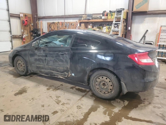 2012 Honda Civic Cpe EX-L with VIN 2HGFG3B99CH005721, listed as a Copart auction lot 44952745 with 154,835 mi miles and Salvage Title. Bid and sale history available at carsss.com. Image 2.