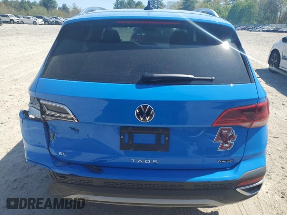 2024 Volkswagen Taos SE z VIN 3VVVX7B2XRM095641, wystawiony jako Copart lot #53708895 z przebiegiem 6 761 mil mil oraz Szkoda całkowita • Salvage title. Historia ofert i sprzedaży dostępna na DreamBid. Obrazek 6.