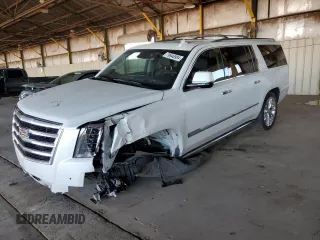 2018 Cadillac Escalade ESV Premium Luxury with VIN 1GYS4JKJ3JR321269, listed as a Copart auction lot 79946984 with Not provided miles and Salvage title. Bid and sale history available at DreamBid. Image 1.