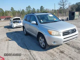 2007 Toyota RAV4 Sport with VIN JTMBK32V675024328, listed as a IAAI auction lot 41681881 with 158,974 mi miles. Bid and sale history available at carsss.com. Image 1.