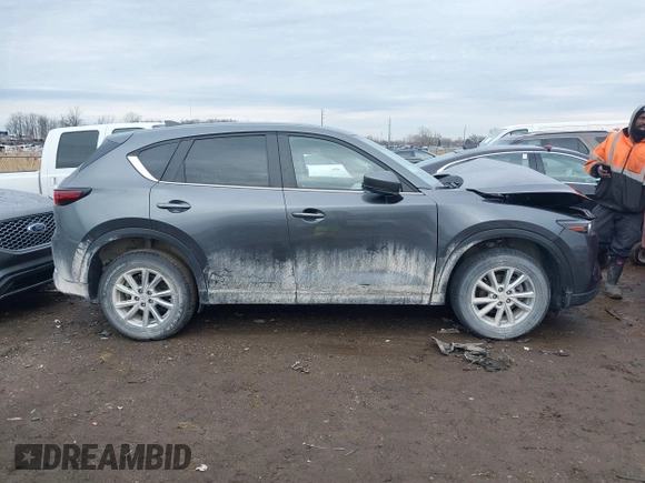 2023 Mazda CX-5 2.5 S Preferred Package with VIN JM3KFBCM9P0170313, listed as a IAAI auction lot 41722372 with 23,725 mi miles. Bid and sale history available at carsss.com. Image 13.