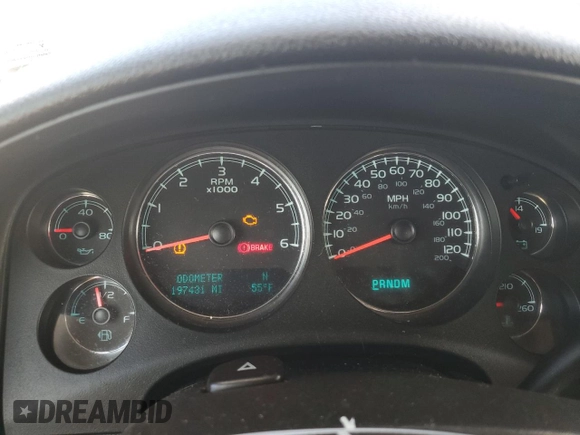 2010 Chevrolet Tahoe LTZ with VIN 1GNUKCE00AR105129, listed as a Copart auction lot 72955014 with 197,431 mi miles and Salvage title. Bid and sale history available at DreamBid. Image 9.