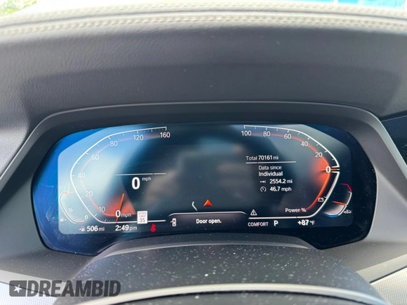 2022 BMW X5 xDrive40i с VIN 5UXCR6C09N9K62098, выставлен на аукционе Copart как лот 64471545 с пробегом 70 161 миль миль и Чистый • Clean title. История ставок и продаж доступна на DreamBid. Изображение 9.