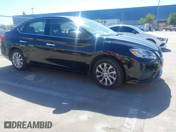 2019 Nissan Sentra S with VIN 3N1AB7APXKY434084, listed as a IAAI auction lot 41755950 with 86,658 mi miles and . Bid and sale history available at DreamBid. Image 1.