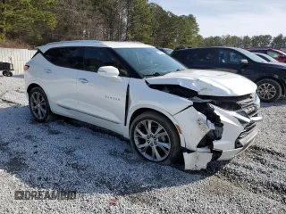 2020 Chevrolet Blazer Premier with VIN 3GNKBFRS4LS697221, listed as a Copart auction lot 88692065 with 65,048 mi miles and Salvage title. Bid and sale history available at DreamBid. Image 4.