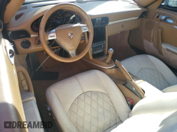 2006 Porsche 911 Carrera with VIN WP0CA29976S756591, listed as a Copart auction lot 77962404 with 110,147 mi miles and Salvage Title. Bid and sale history available at DreamBid. Image 8.