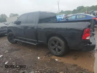 2018 Ram 1500 Express with VIN 1C6RR7FT8JS277905, listed as a Copart auction lot 57579305 with 76,450 mi miles and Salvage title. Bid and sale history available at DreamBid. Image 2.