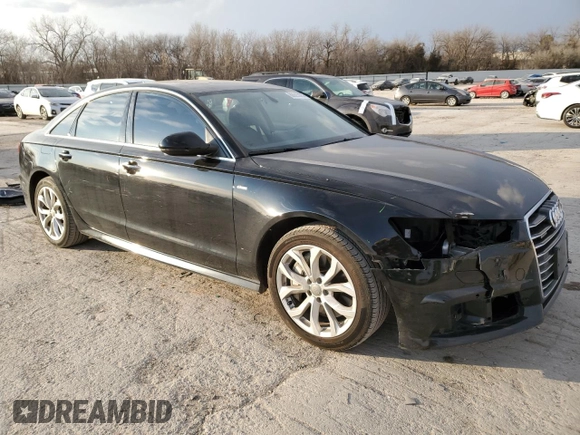 2018 Audi A6 Premium with VIN WAUF8AFC9JN018377, listed as a Copart auction lot 88665925 with 100,460 mi miles and Salvage Title. Bid and sale history available at carsss.com. Image 4.