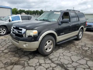 2008 Ford Expedition Eddie Bauer with VIN 1FMFU18558LA35546, listed as a Copart auction lot 59761035 with 126,468 mi miles and Salvage title. Bid and sale history available at DreamBid. Image 1.