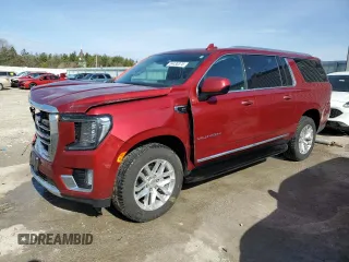 2023 GMC Yukon XL SLT with VIN 1GKS2GKD4PR184445, listed as a Copart auction lot 54438375 with 52,288 mi miles and Salvage Title. Bid and sale history available at carsss.com. Image 1.