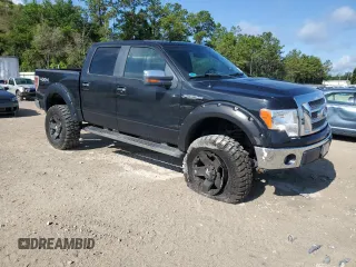 2010 Ford F-150 XL with VIN 1FTFW1EV5AFA57747, listed as a Copart auction lot 58840115 with 178,898 mi miles and Salvage title. Bid and sale history available at DreamBid. Image 4.