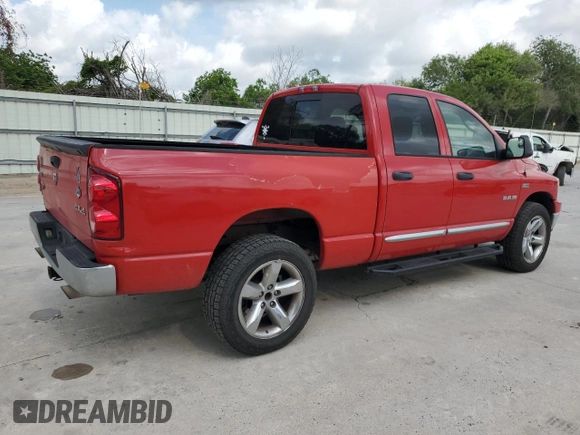 2008 Dodge 1500 SLT with VIN 1D7HU18268S601194, listed as a Copart auction lot 54529015 with 257,160 mi miles and Salvage Title. Bid and sale history available at DreamBid. Image 3.