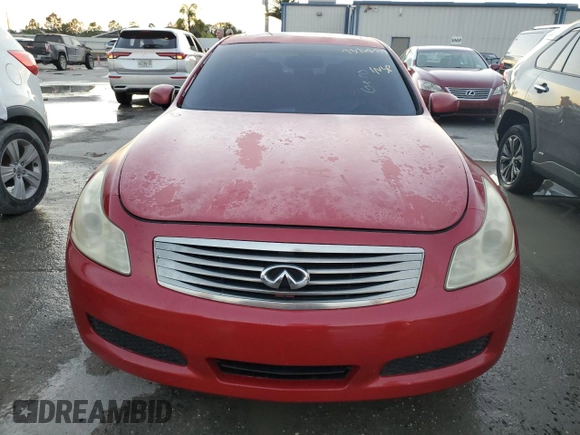 2007 Infiniti G35 Journey with VIN JNKBV61E57M724646, listed as a Copart auction lot 73768754 with Not Provided miles and Non Repairable. Bid and sale history available at DreamBid. Image 5.