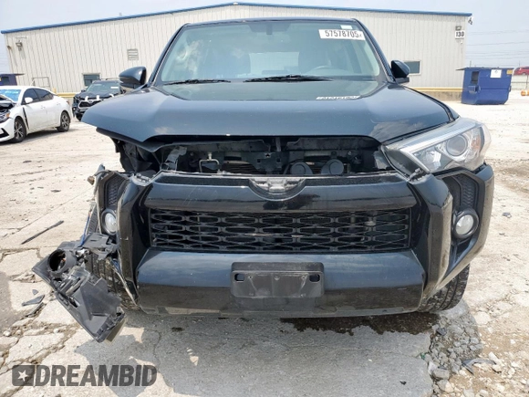 2016 Toyota 4Runner SR5 with VIN JTEZU5JR3G5128747, listed as a Copart auction lot 57578705 with 125,011 mi miles and Salvage title. Bid and sale history available at DreamBid. Image 5.