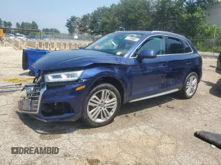 2018 Audi Q5 Premium Plus with VIN WA1BNAFY1J2069048, listed as a Copart auction lot 59017775 with 108,192 mi miles and Clean title. Bid and sale history available at DreamBid. Image 1.