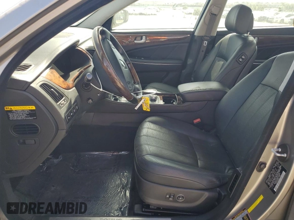 2013 Hyundai Equus Signature with VIN KMHGH4JH8DU063666, listed as a Copart auction lot 63621585 with Not provided miles and Clean title. Bid and sale history available at DreamBid. Image 7.