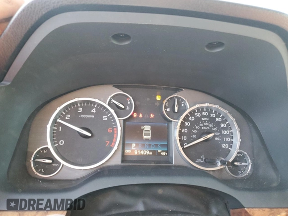2015 Toyota Tundra 4WD Truck Platinum with VIN 5TFAW5F17FX449756, listed as a Copart auction lot 87506655 with 91,409 mi miles and Salvage Title. Bid and sale history available at carsss.com. Image 9.