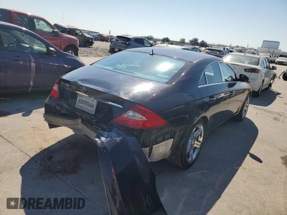 2006 Mercedes-Benz CLS-Class with VIN WDDDJ75X46A059381, listed as a Copart auction lot 77848484 with 102,460 mi miles and Salvage Title. Bid and sale history available at carsss.com. Image 3.