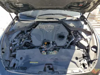 2021 Infiniti Q60 Red Sport 400 with VIN JN1FV7LK3MM530045, listed as a Copart auction lot 46617935 with 45,888 mi miles and Salvage title. Bid and sale history available at DreamBid. Image 11.
