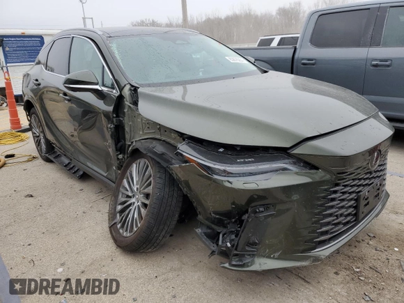 2024 Lexus RX with VIN 2T2BAMCA0RC043320, listed as a Copart auction lot 83876264 with 13,188 mi miles and Salvage Title. Bid and sale history available at carsss.com. Image 4.
