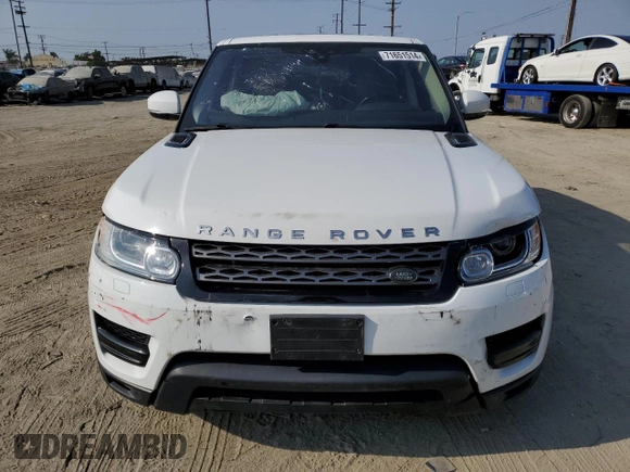 2017 Land Rover Range Rover Sport SE with VIN SALWG2FK3HA128063, listed as a Copart auction lot 71651514 with 69,208 mi miles and Salvage Title. Bid and sale history available at carsss.com. Image 5.