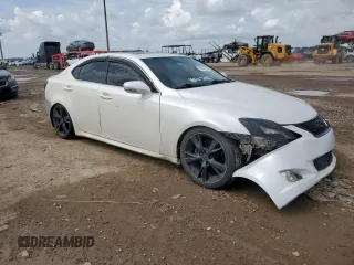 2009 Lexus IS 250 with VIN JTHBK262395093408, listed as a Copart auction lot 64627095 with 184,822 mi miles and Clean title. Bid and sale history available at DreamBid. Image 4.