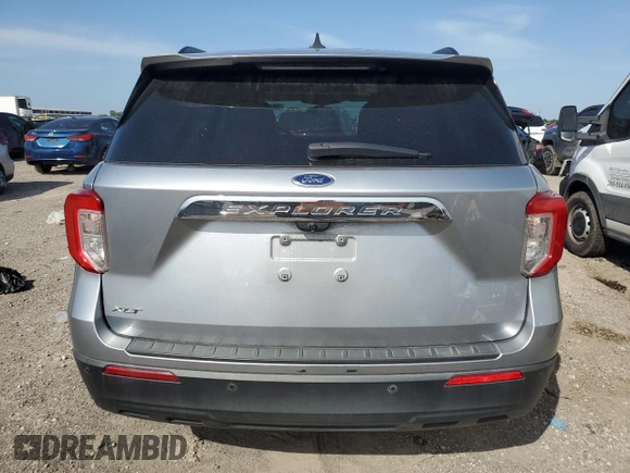 2022 Ford Explorer XLT with VIN 1FMSK7DH9NGB25231, listed as a Copart auction lot 56919975 with 86,593 mi miles and Salvage title. Bid and sale history available at DreamBid. Image 6.