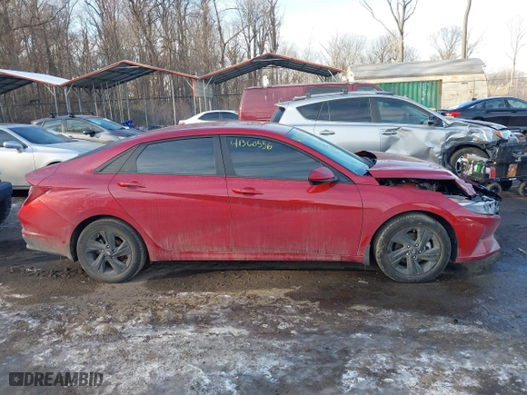 2023 Hyundai Elantra SEL with VIN KMHLM4AG1PU416433, listed as a IAAI auction lot 41360556 with 33,812 mi miles. Bid and sale history available at carsss.com. Image 13.
