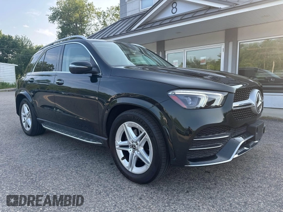 2020 Mercedes-Benz GLE 350 with VIN 4JGFB4KB7LA110886, listed as a IAAI auction lot 42451606 with 83,289 mi miles and . Bid and sale history available at DreamBid. Image 1.