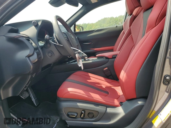 2024 Lexus UX with VIN JTHUCJDH3S2001180, listed as a Copart auction lot 67561984 with 9,968 mi miles and Salvage Title. Bid and sale history available at carsss.com. Image 7.